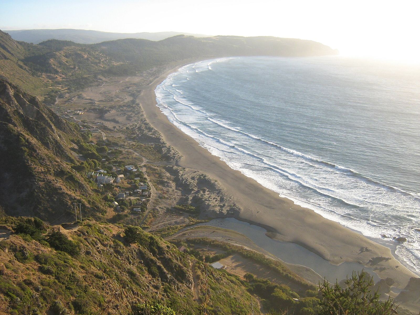 Playa de Puertecillo, en la misma comuna de Navidad